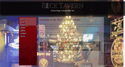 Desktop Screenshot of becktavern.com