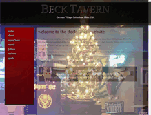 Tablet Screenshot of becktavern.com